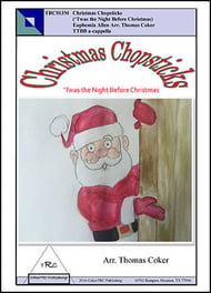 Christmas Chopsticks TTBB choral sheet music cover Thumbnail